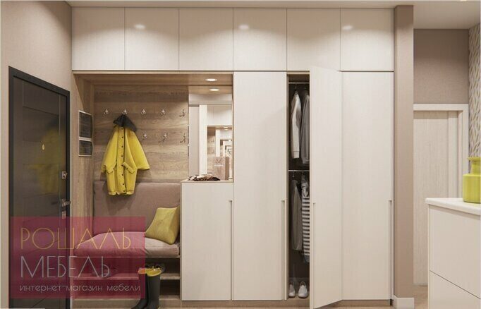 Встроенный шкаф в прихожую дизайн и подбор качественной мебели (70 фото)