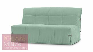 Прямой диван Кондратий мятного цвета 120*200 см