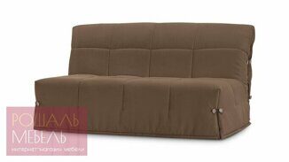 Прямой диван Кондратий коричневого цвета 120*200 см