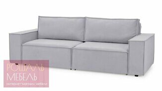 Прямой диван-кровать Сайрус 2 светло-сиреневого цвета