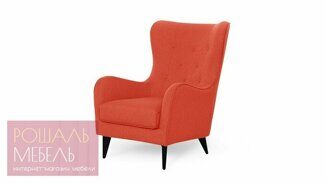 Кресло Биажио красного цвета