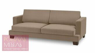 Прямой диван Джджи светло-коричневого цвета