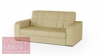 Прямой диван-кровать Кирион Лайт бежевого цвета 120*200 см