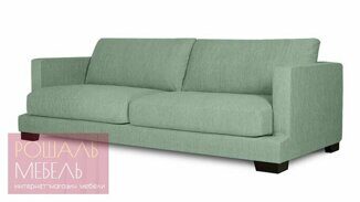 Прямой диван-кровать Памфил мятного цвета