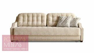 Прямой диван Буранбай кремового цвета