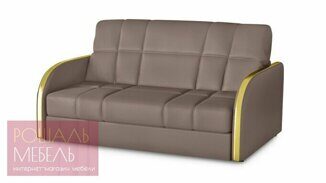 Прямой диван-кровать Бахтияр Лайт светло-коричневого цвета 120*200 см