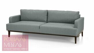 Прямой диван-кровать Боеслав Лайт серого цвета